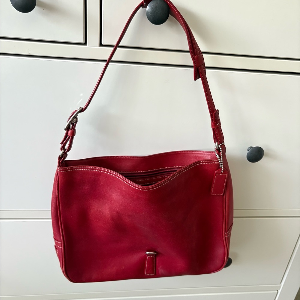 Coach Leather Shoulder Bag